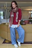 Made in Italy Conrad Body Skim Knit Jumper Bordeaux
